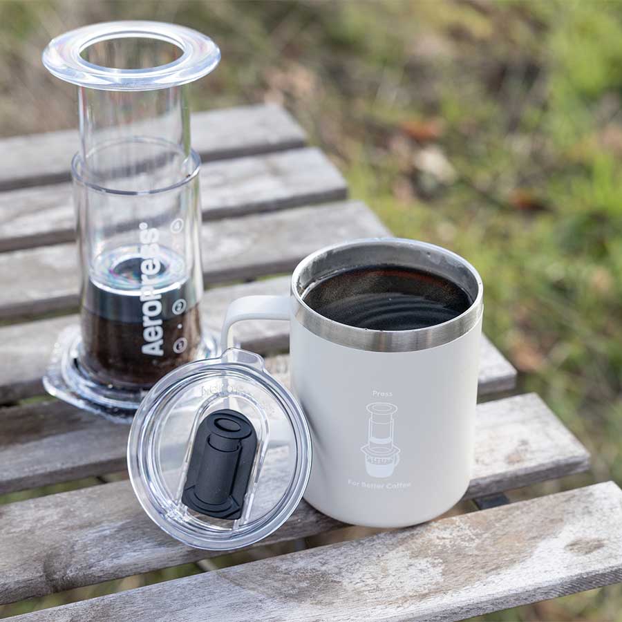 AeroPress Travel Coffee Mug - Cream