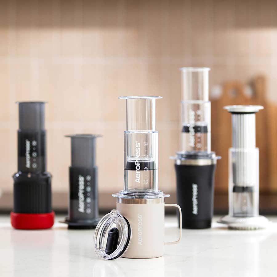 AeroPress Travel Coffee Mug - Cream