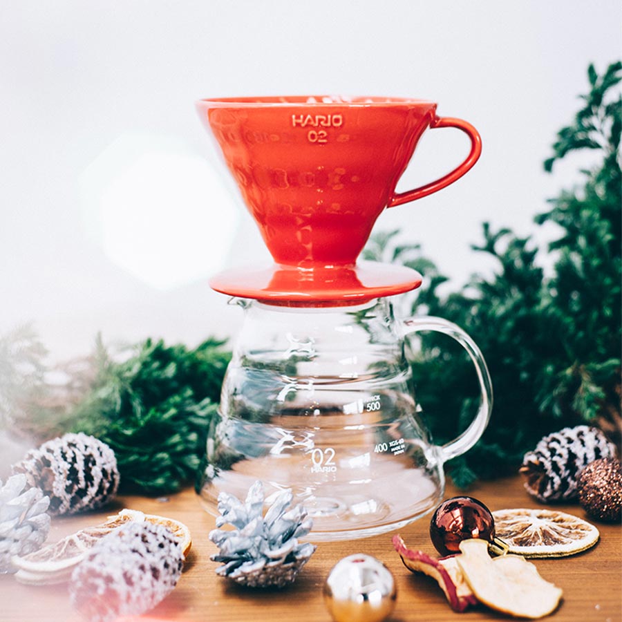 Coffee Dripper V60 02 Ceramic - Red