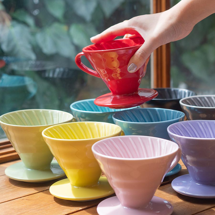 Coffee Dripper V60 02 Ceramic - Red