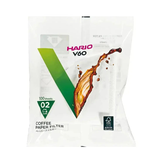 V60 Size 2 Filter Paper Japan Bleached 100pcs