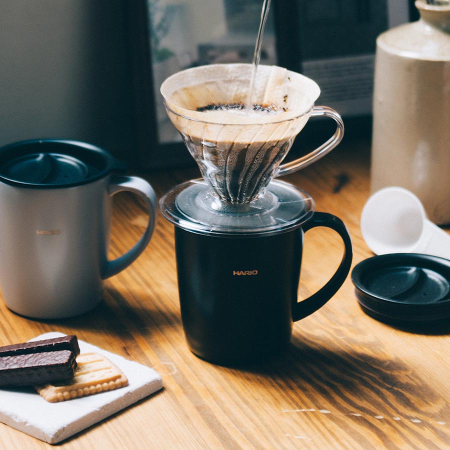 Heat Retention Mug with Lid 300 ml - Black
