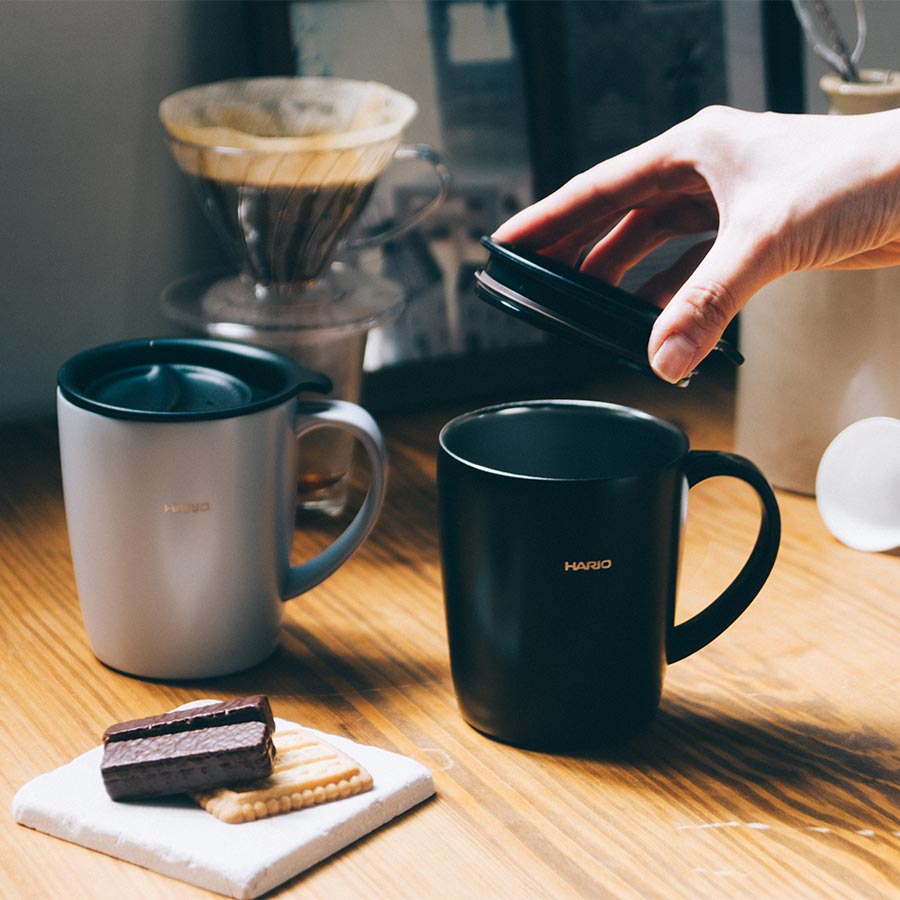 Heat Retention Mug with Lid 300 ml - Black