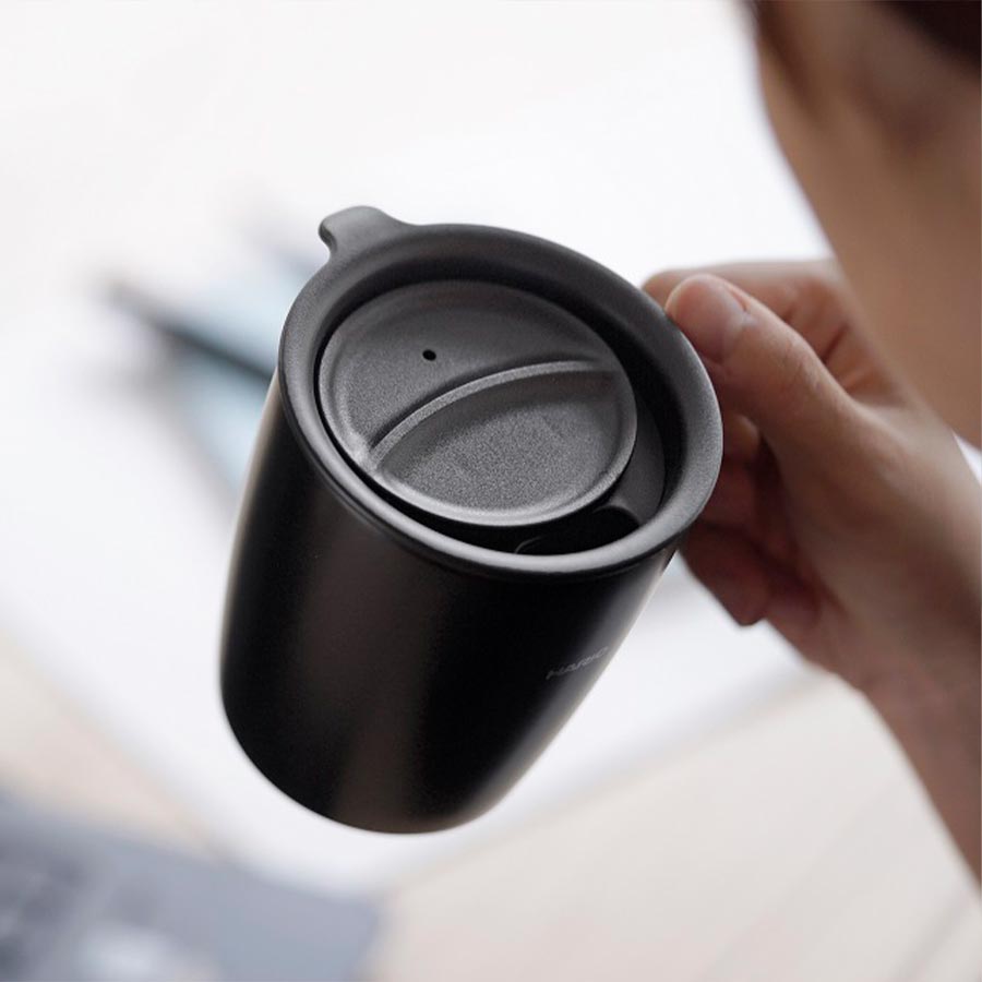 Heat Retention Mug with Lid 300 ml - Black