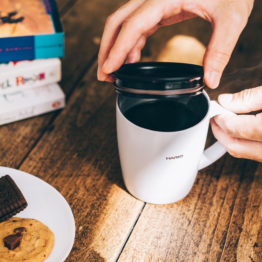 Heat Retention Mug with Lid 300 ml - Grey