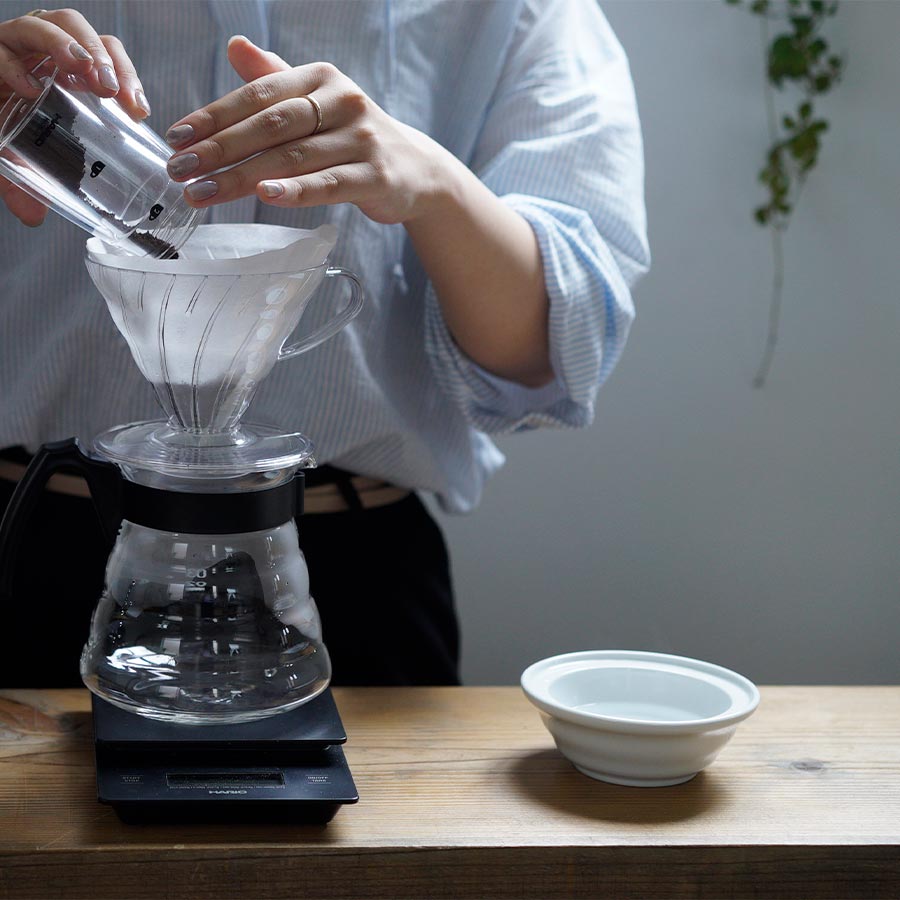 V60 Drip Tray Ceramic 120ml - White